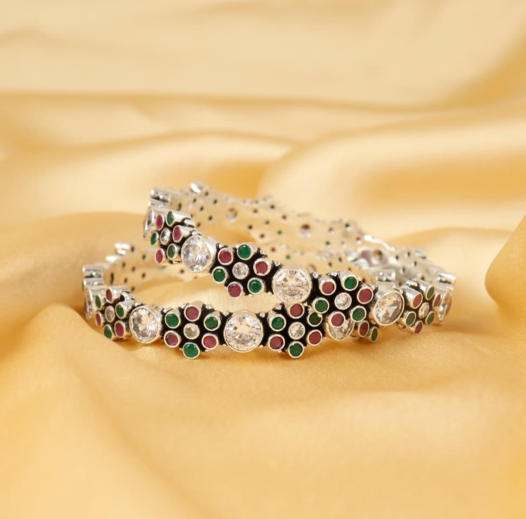 Silver Bangles